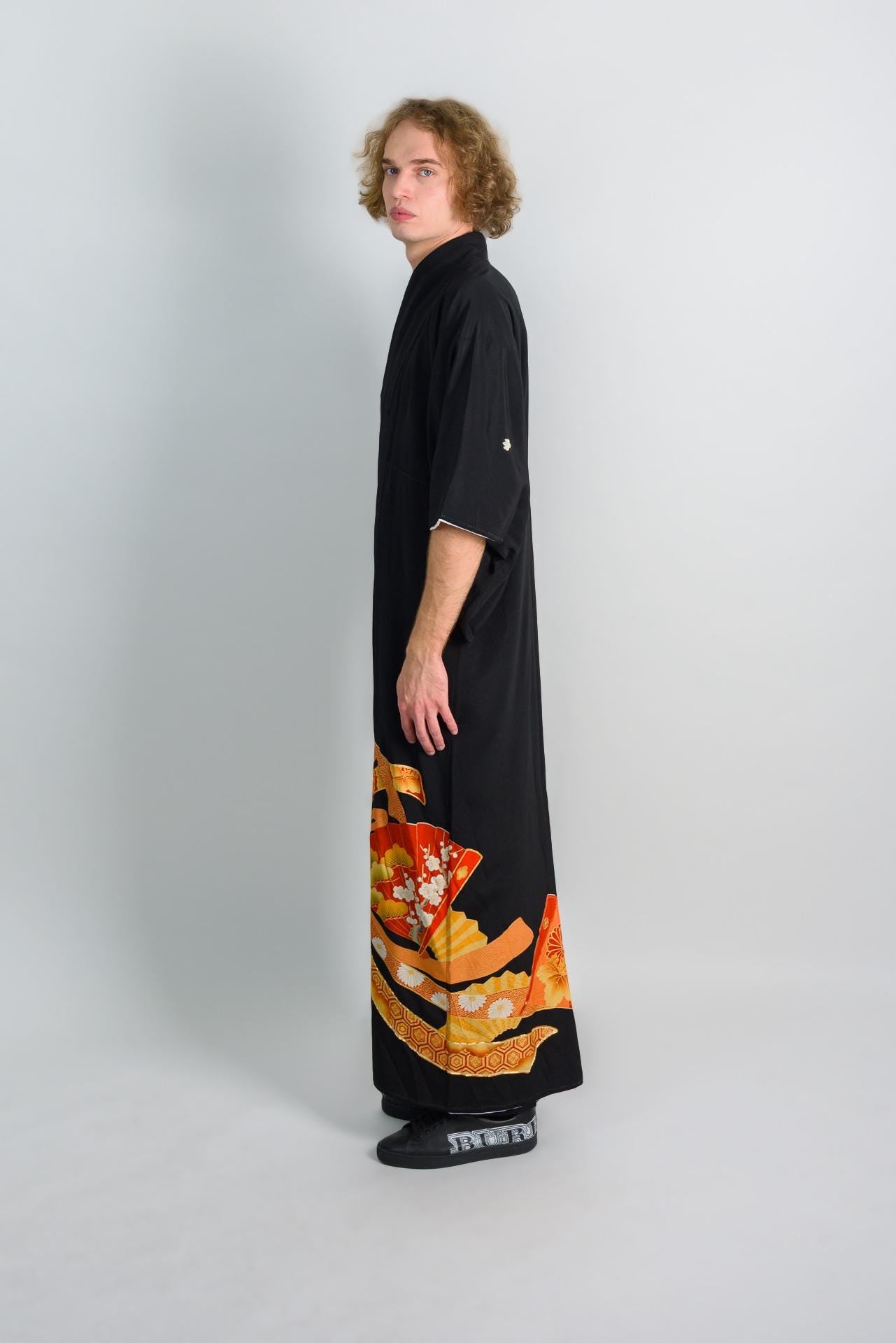 Mens Montsuki Kimono | Handmade Japanese Festival Robe