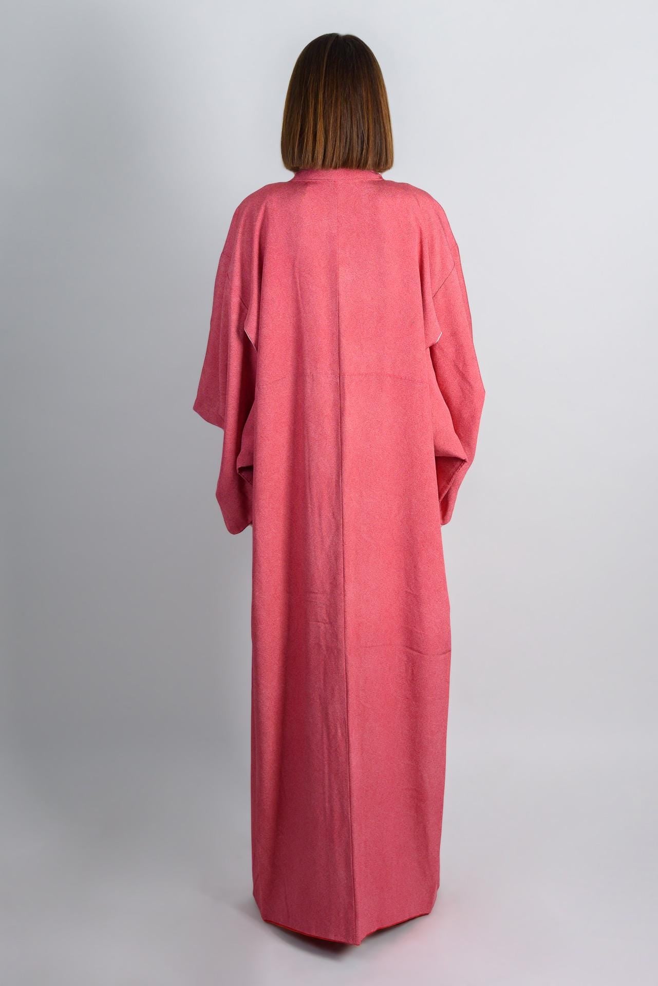 Sunset Silk Kimono Robe | Japanese Boho Festival Fashion
