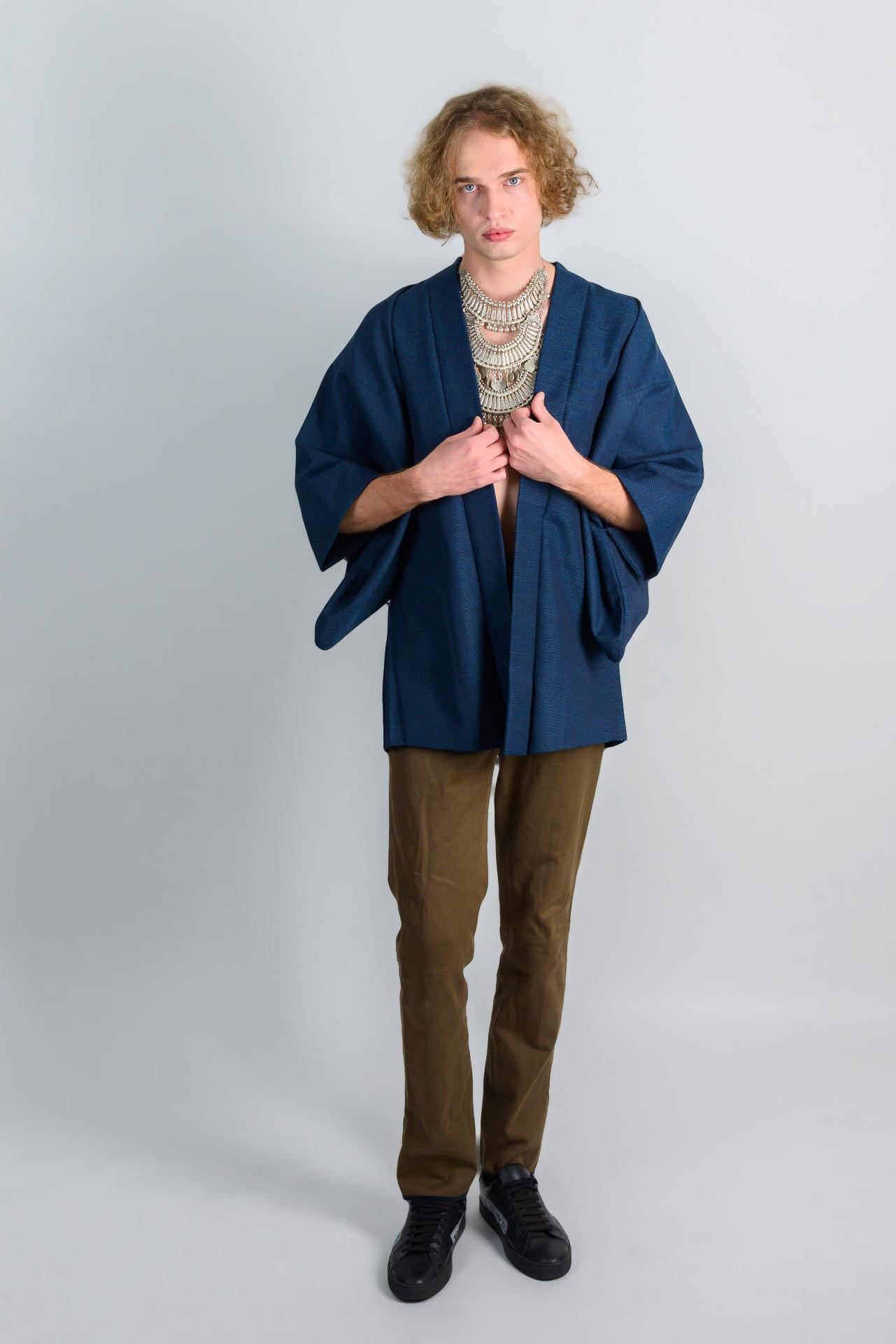 Night Current Haori (羽織 – haori) – Japanese Men’s Kimono Jacket