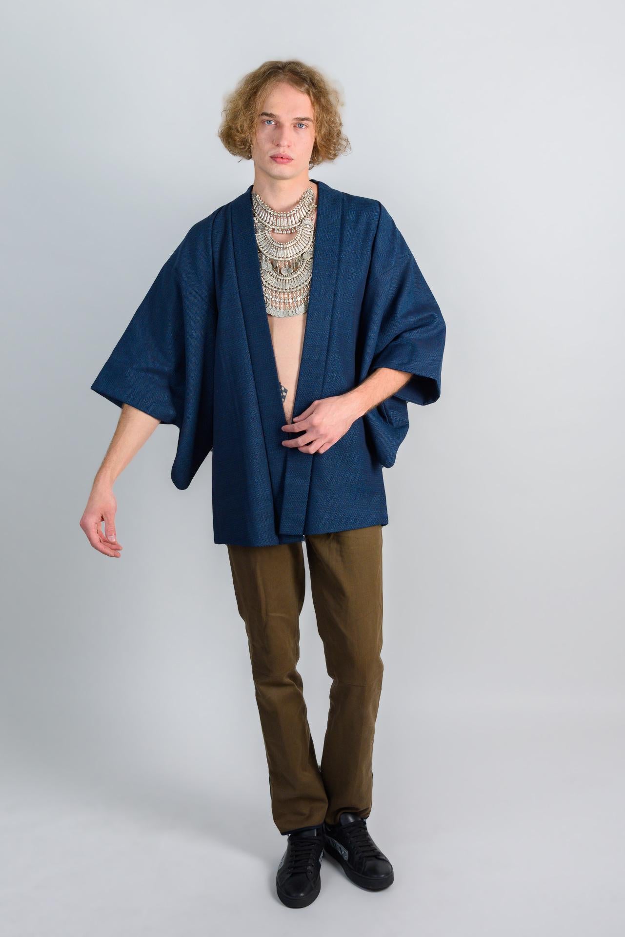 Night Current Haori (羽織 – haori) – Japanese Men’s Kimono Jacket