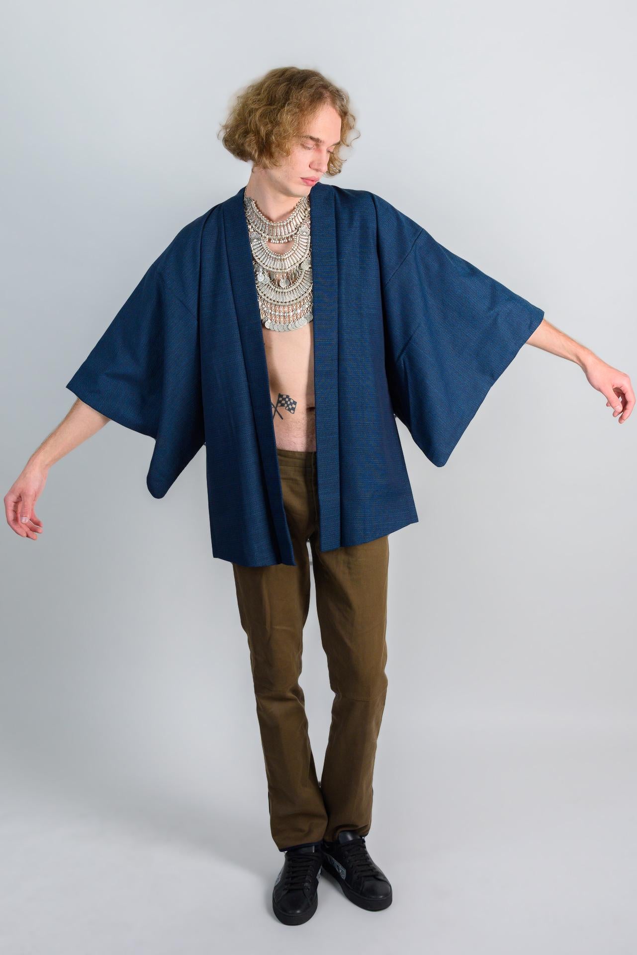 Night Current Haori (羽織 – haori) – Japanese Men’s Kimono Jacket