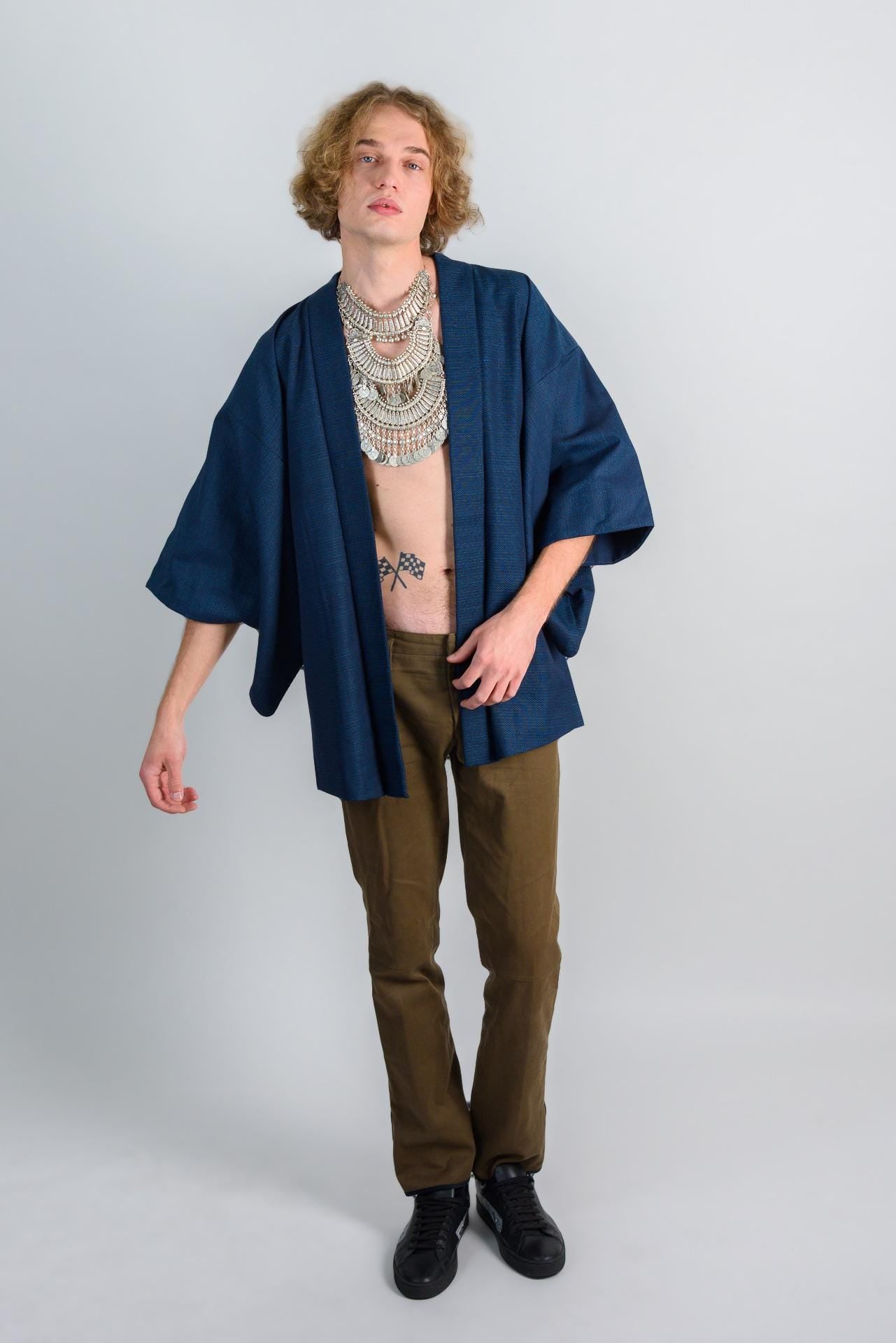 Night Current Haori (羽織 – haori) – Japanese Men’s Kimono Jacket