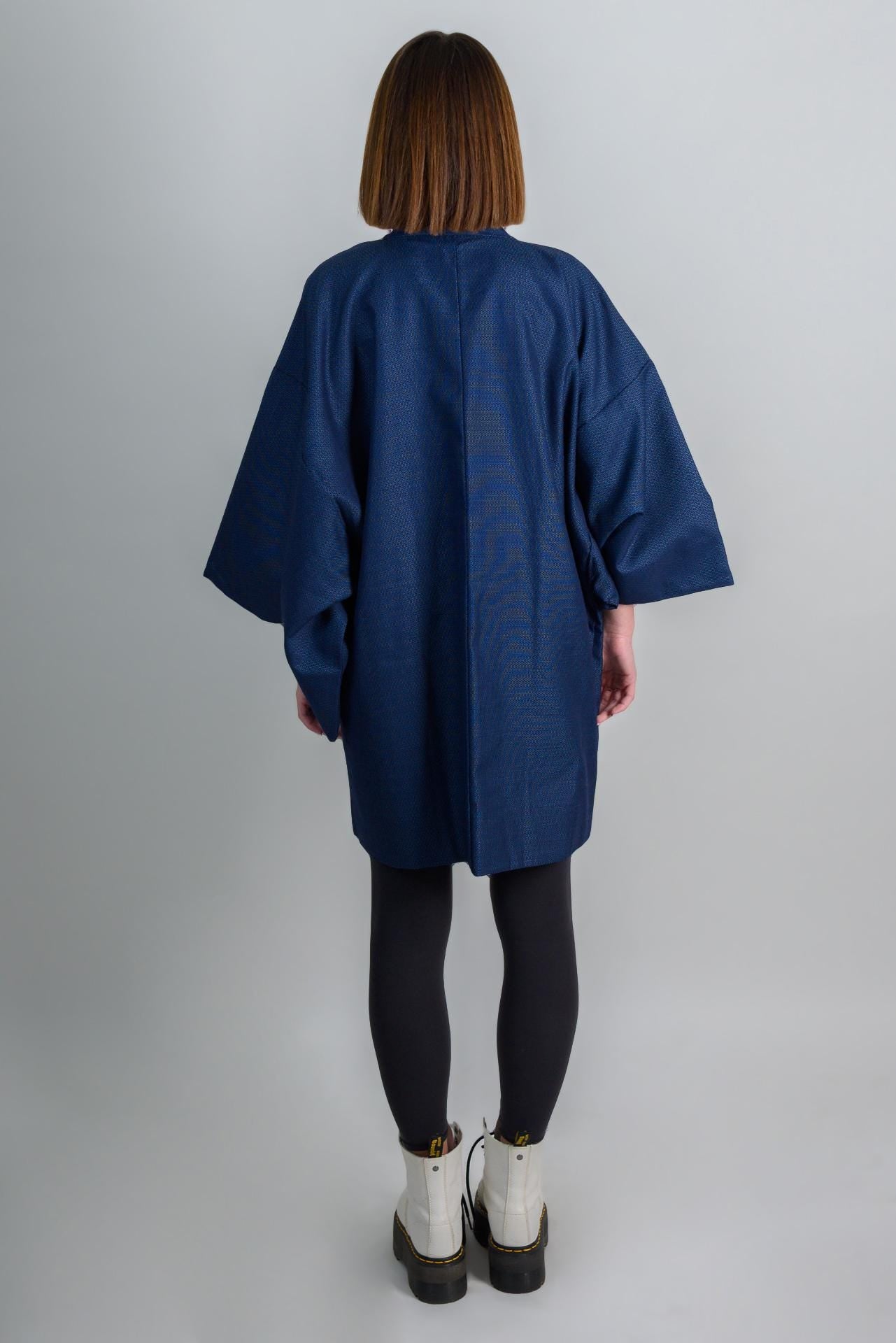 Midnight Indigo Haori (羽織 – haori) – Men’s Japanese Kimono Jacket