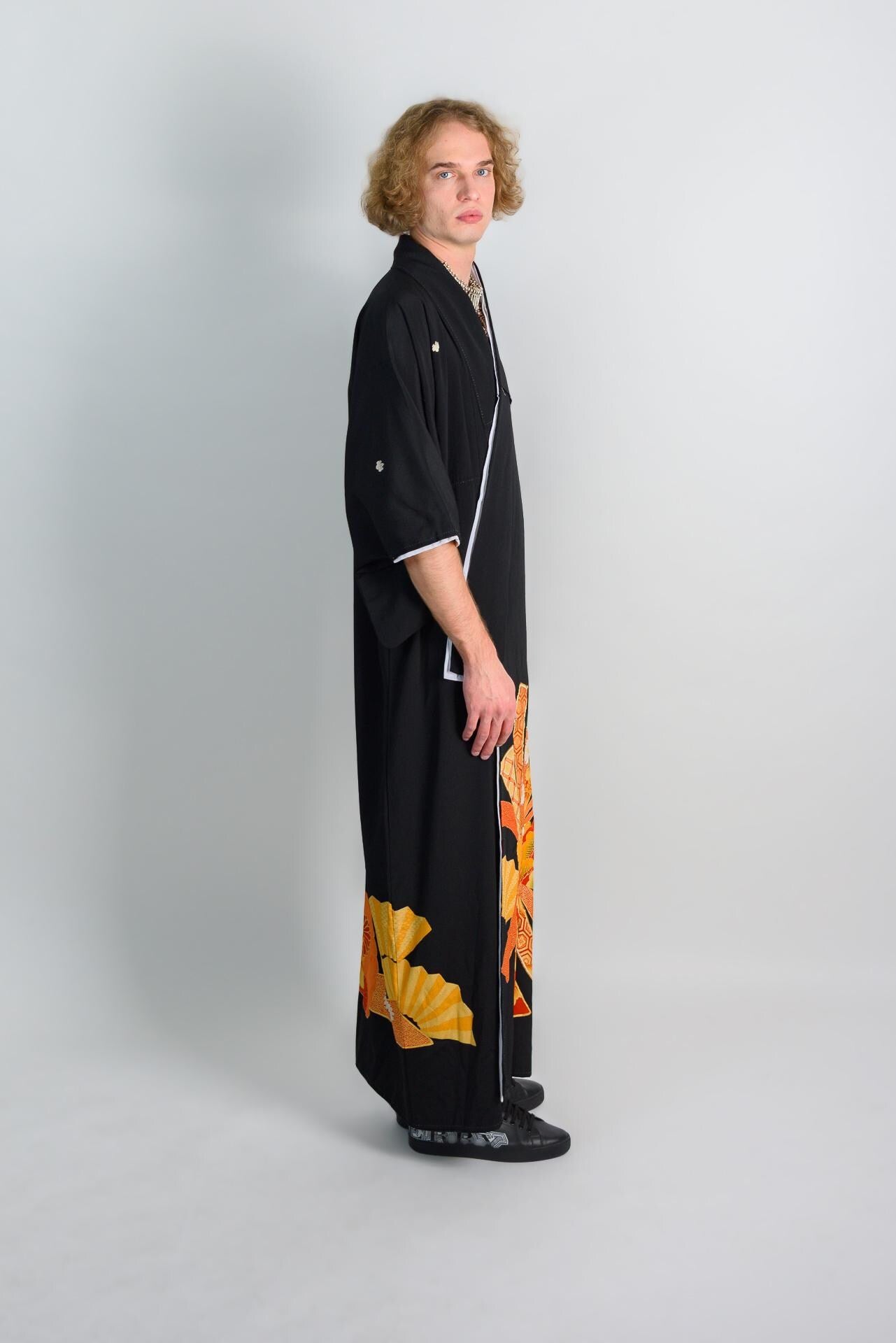Mens Montsuki Kimono | Handmade Japanese Festival Robe