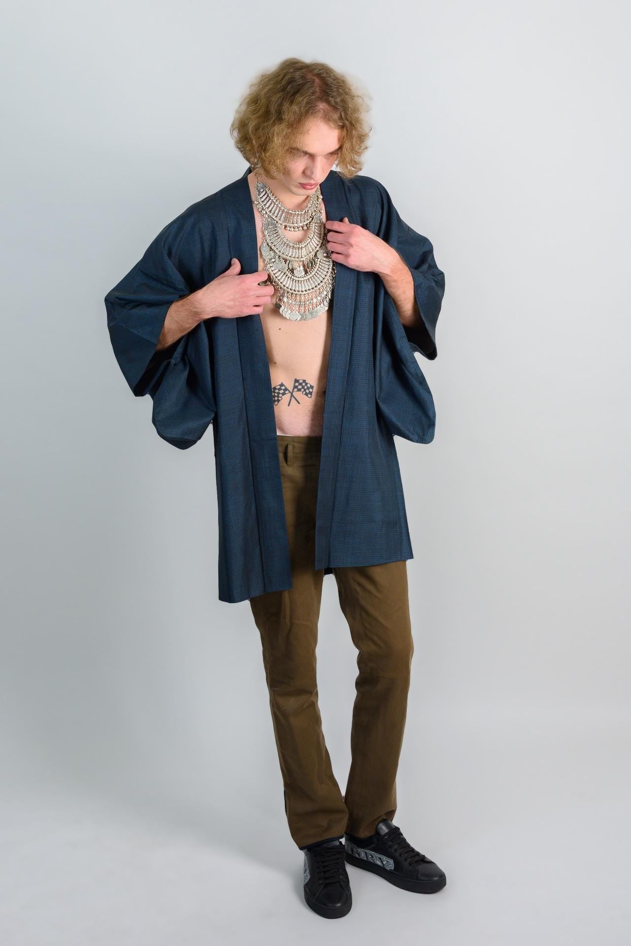 Urban Fog Haori (羽織 – haori) – Japanese Men’s Kimono Jacket