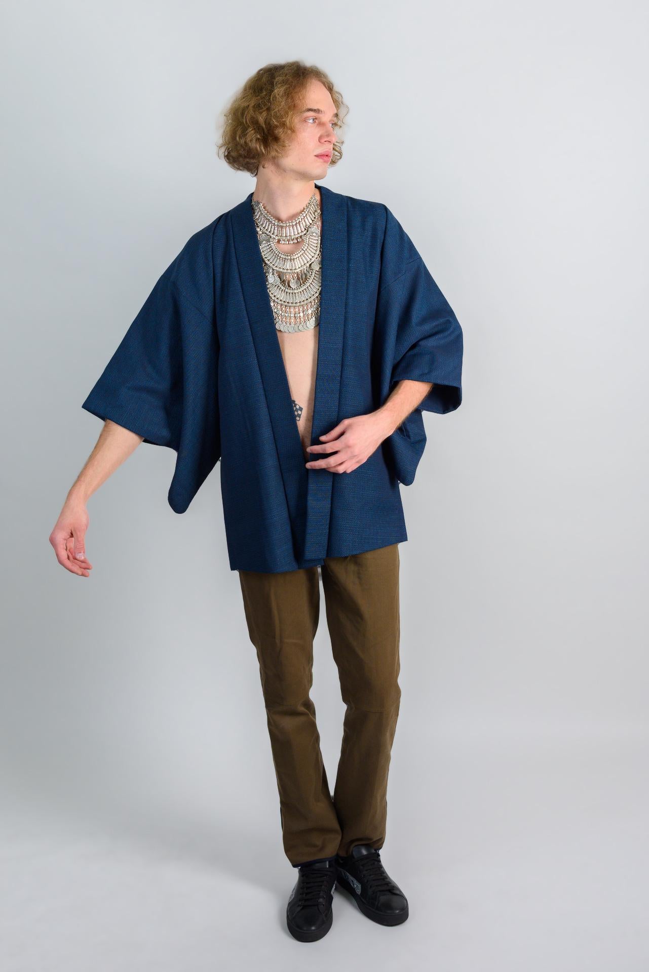 Night Current Haori (羽織 – haori) – Japanese Men’s Kimono Jacket