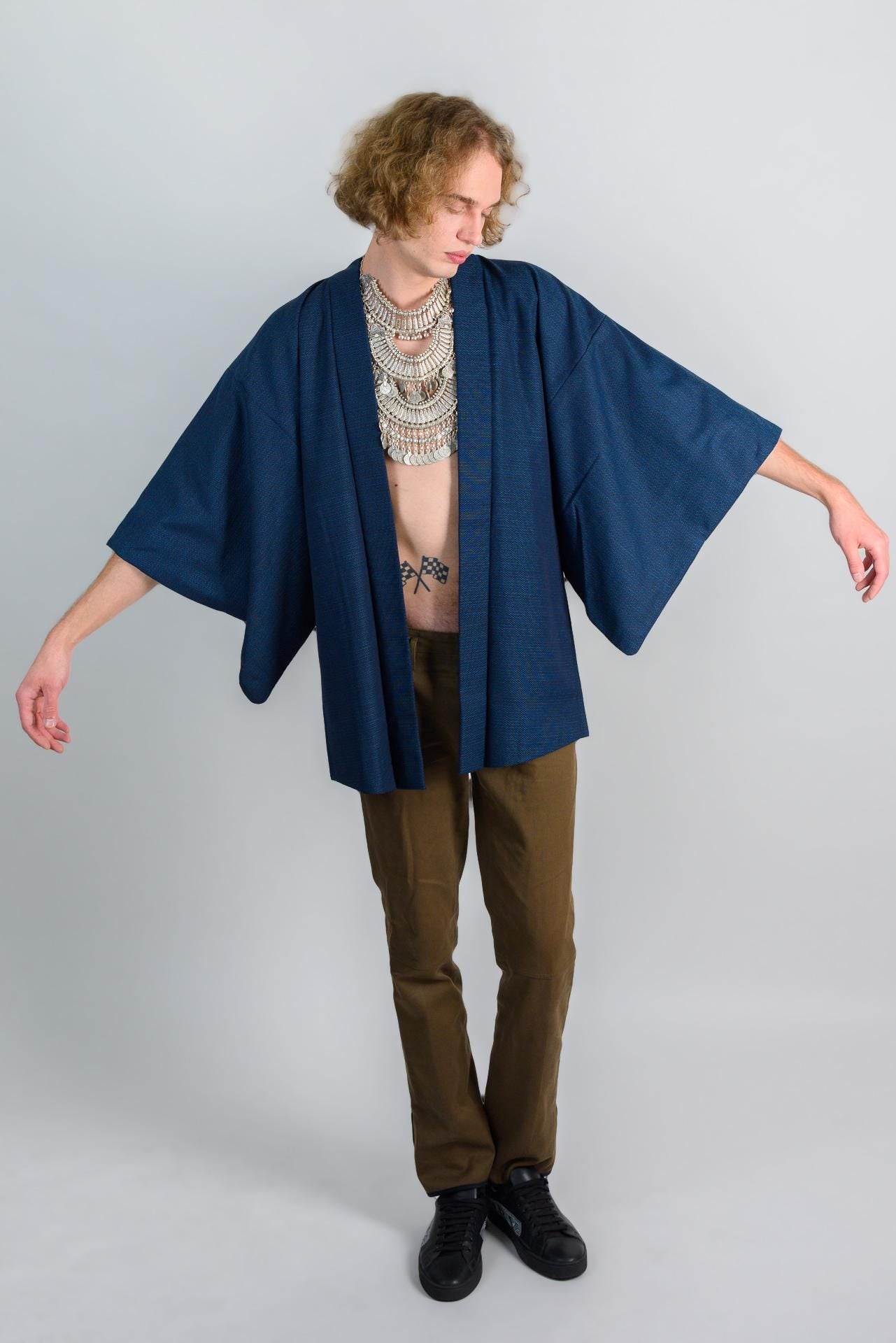 Night Current Haori (羽織 – haori) – Japanese Men’s Kimono Jacket