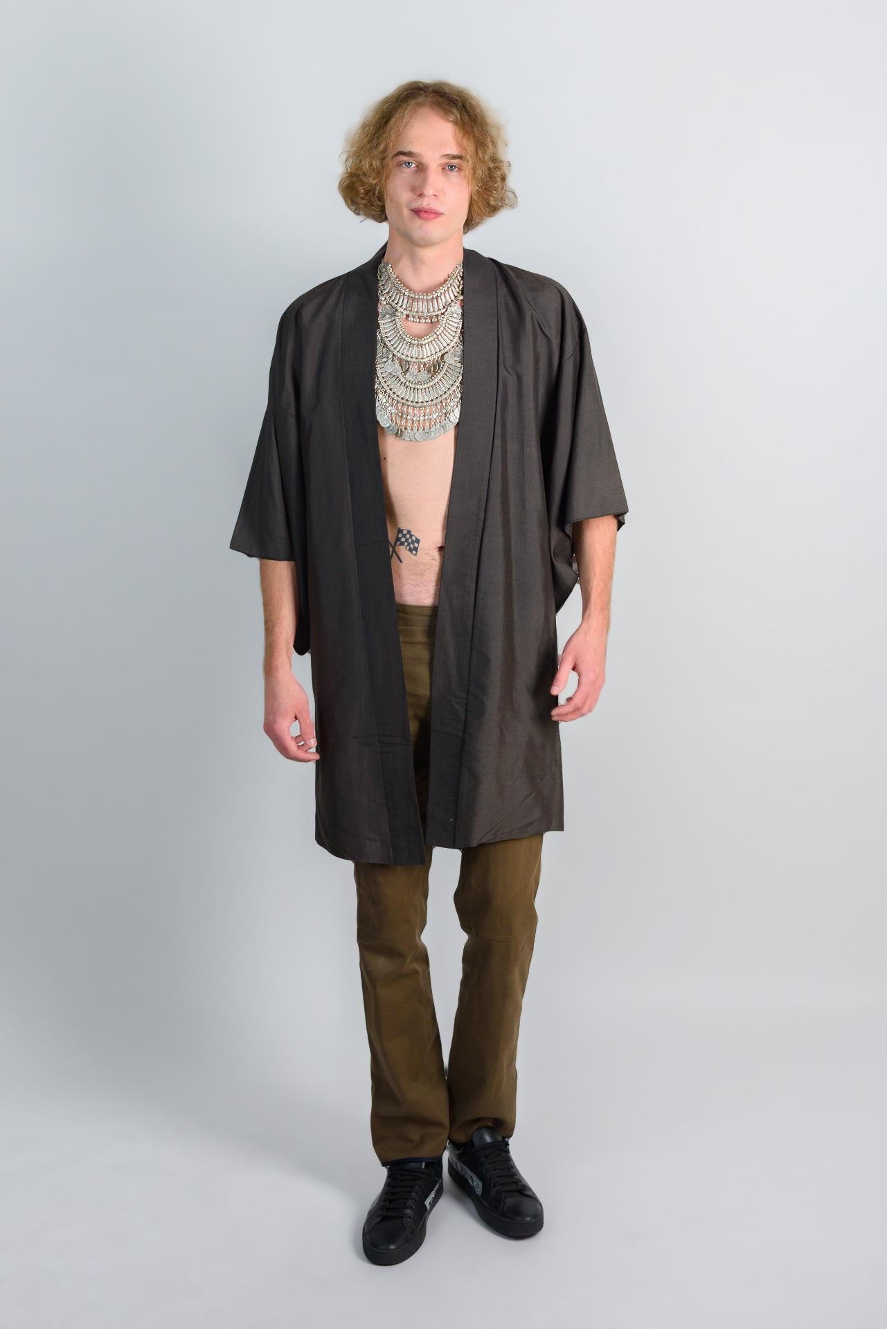 Shadow Texture Haori (羽織 – haori) – Men’s Japanese Street Kimono Jacket
