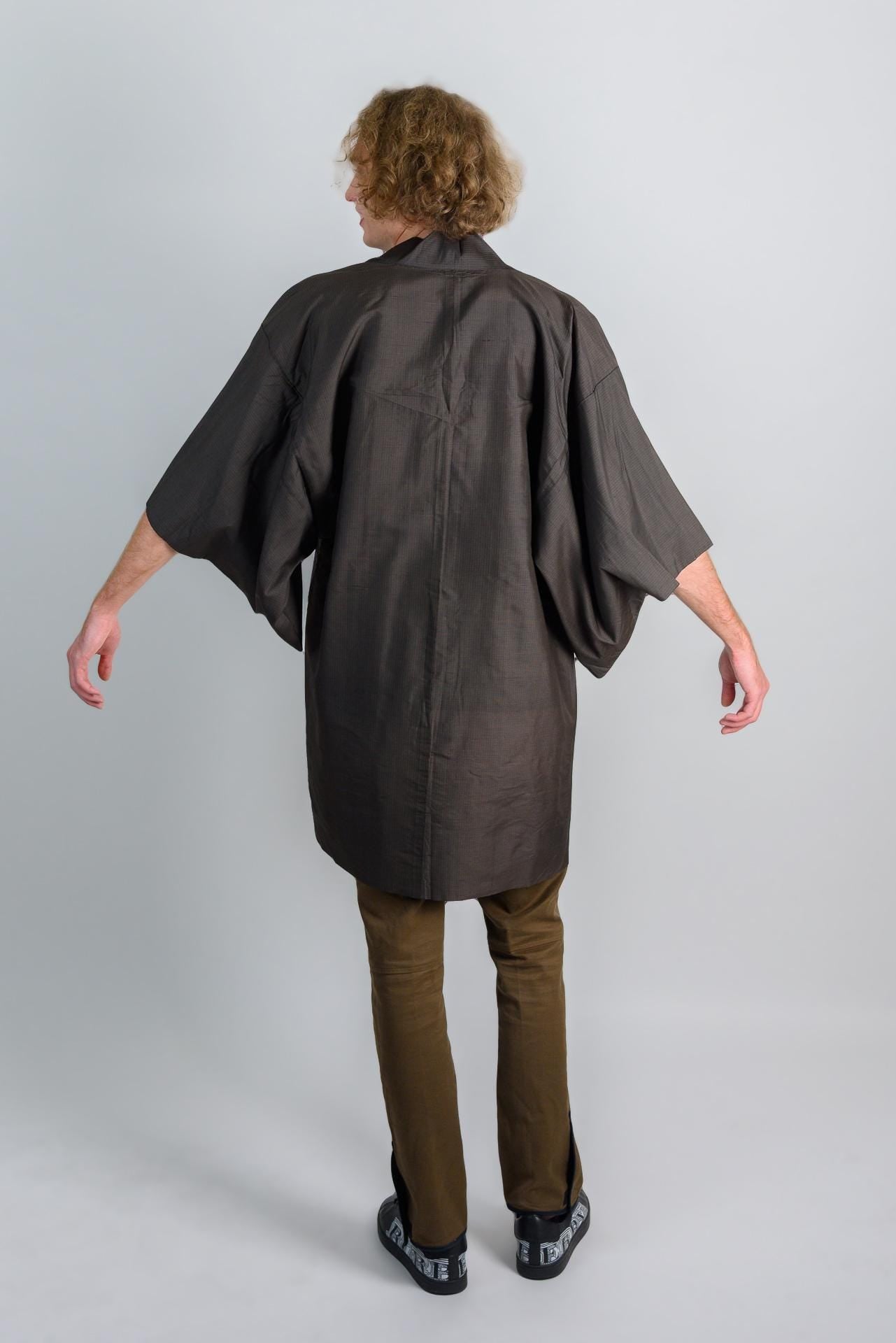 Shadow Texture Haori (羽織 – haori) – Men’s Japanese Street Kimono Jacket